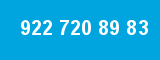 922 720 89 83 922 720 89 83